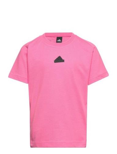 J Z.n.e. Tee Sport T-shirts Short-sleeved Pink Adidas Sportswear