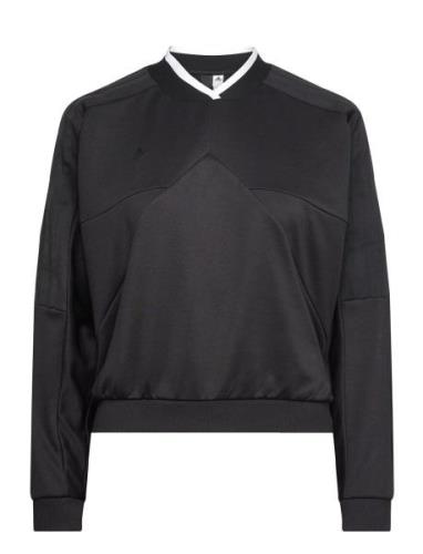 W Tiro Crew Sport Sweat-shirts & Hoodies Sweat-shirts Black Adidas Spo...