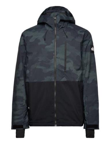 Mission Printed Block Jk Sport Sport Jackets Black Quiksilver