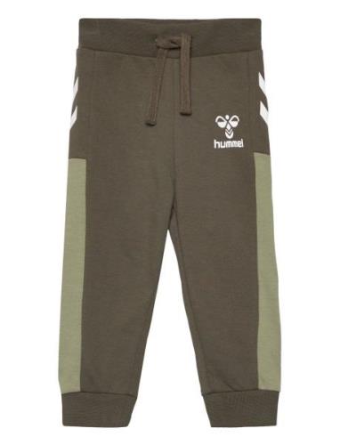 Hmlneel Pants Sport Sweatpants Khaki Green Hummel