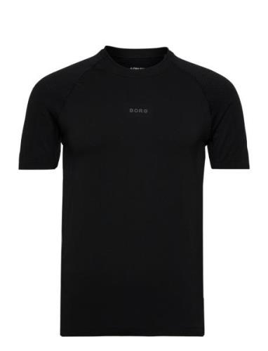 Borg Running Seamless T-Shirt Sport T-shirts Short-sleeved Black Björn...