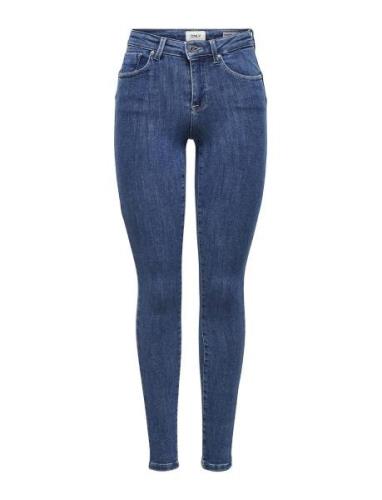 Onlpower Mid Pushup Sk Rea3223 Noos Bottoms Jeans Skinny Blue ONLY