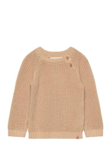 Nbmemlen Ls Knit Lil Tops Knitwear Pullovers Beige Lil'Atelier