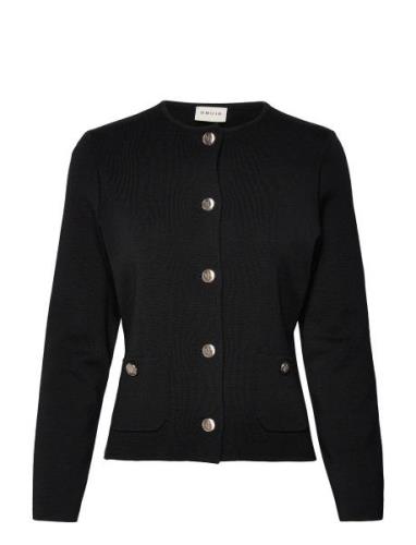 Monaco Cardigan Tops Knitwear Cardigans Black Balmuir