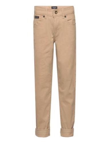 5 Pocket Trouser Bottoms Trousers Beige Lyle & Scott Junior