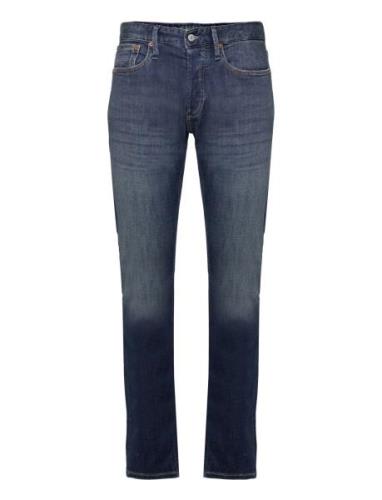 Mens Trousers Long Jeans Bottoms Jeans Regular Navy Denham