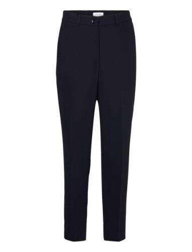 Pant Cropped Bottoms Trousers Straight Leg Navy Gerry Weber