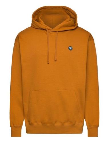 Cass Patch Hoodie Tops Sweat-shirts & Hoodies Hoodies Orange Double A ...