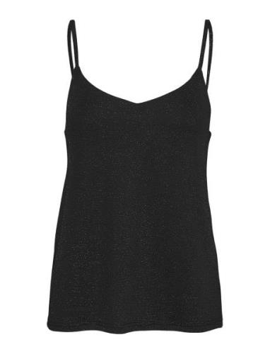 Vmkanva Singlet Top Jrs Tops T-shirts & Tops Sleeveless Black Vero Mod...