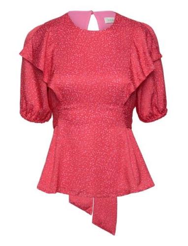 Devonaa Tops Blouses Short-sleeved Red Ted Baker London