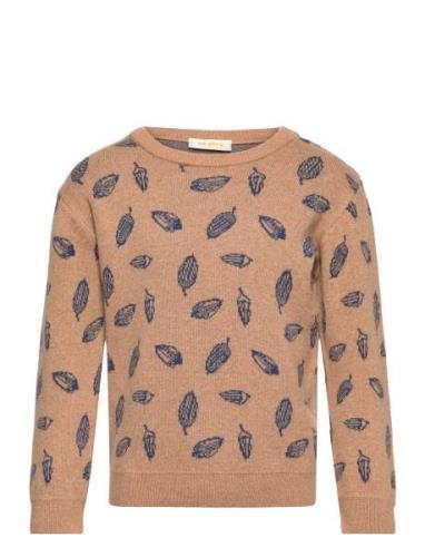 Sgmarcel Acorn Knit Pullover Tops Knitwear Pullovers Beige Soft Galler...