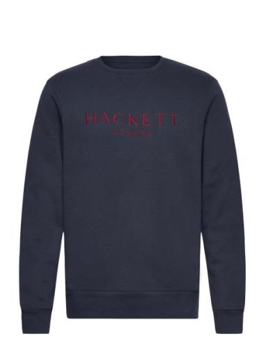 Heritage Crew Tops Sweat-shirts & Hoodies Sweat-shirts Navy Hackett Lo...