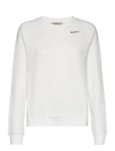 Clara Crewneck Sport Sweat-shirts & Hoodies Sweat-shirts White BOW19