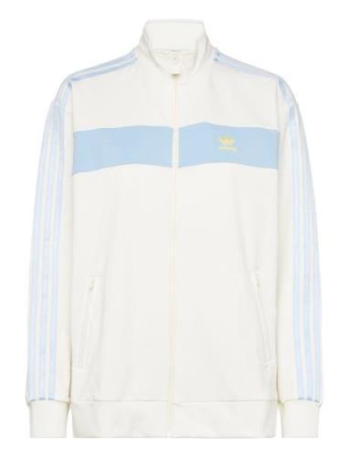 Blocked Tt Sport Sweat-shirts & Hoodies Sweat-shirts White Adidas Orig...