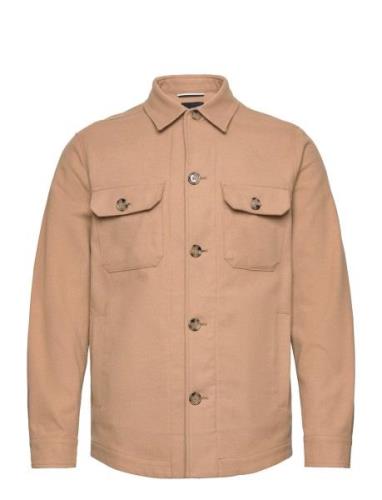 C-Carper-Os-224F Tops Overshirts Beige BOSS