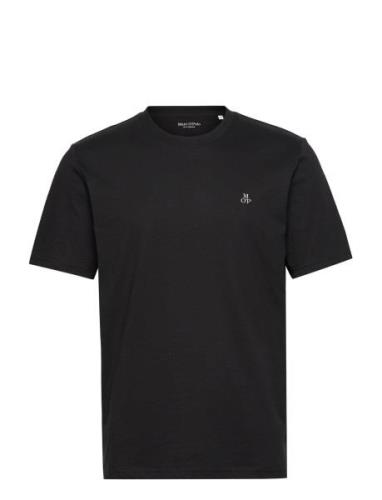 T-Shirts Short Sleeve Tops T-shirts Short-sleeved Black Marc O'Polo