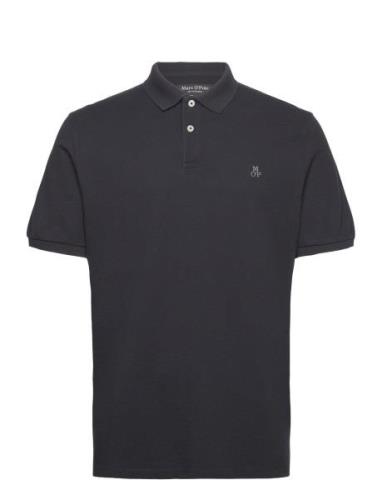 Polos Short Sleeve Tops Polos Short-sleeved Navy Marc O'Polo