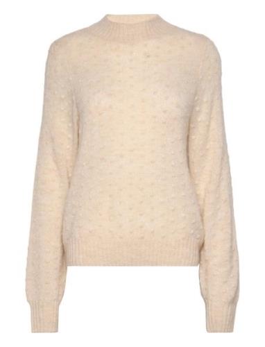 Nutilly B Pullover Tops Knitwear Jumpers Cream Nümph