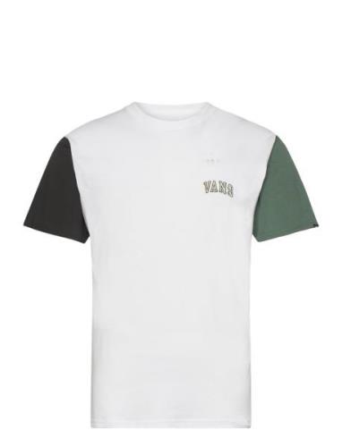 Colorblock Varsity Ss Tee Sport T-shirts Short-sleeved White VANS