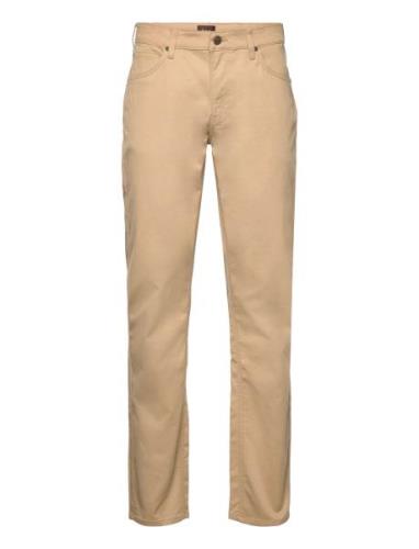 Daren Zip Fly Bottoms Jeans Regular Beige Lee Jeans