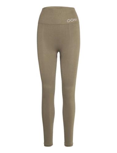 Cora Sport Running-training Tights Green Drop Of Mindfulness