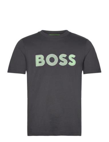 Tee 1 Sport T-shirts Short-sleeved Black BOSS