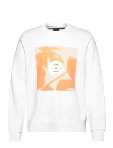 Soleri 88 Tops Sweat-shirts & Hoodies Sweat-shirts White BOSS