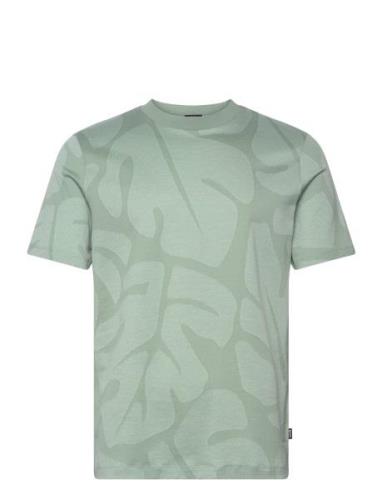 Thompson 08 Tops T-shirts Short-sleeved Green BOSS