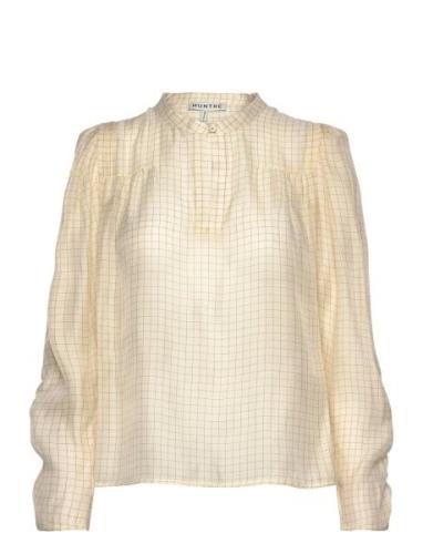 Elenor Tops Blouses Long-sleeved Cream Munthe