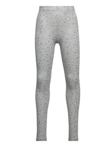 Nkfvivian Glitter Legging N1 Bottoms Leggings Grey Name It