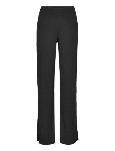 Straight Knit Pants Bottoms Trousers Flared Black Calvin Klein Jeans