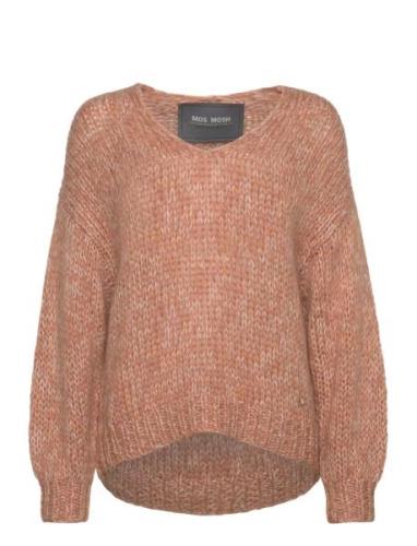 Mmwelma Knit Tops Knitwear Jumpers Brown MOS MOSH