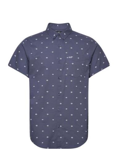 Hco. Guys Wovens Tops Shirts Short-sleeved Navy Hollister