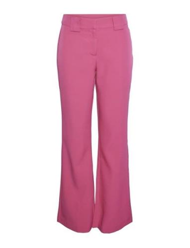 Yasnalea Mw Flare Pant Bottoms Trousers Suitpants Pink YAS