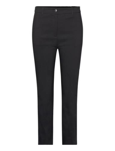 Wa-Smilla 2 Bottoms Trousers Straight Leg Black Wasabiconcept