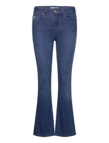 Raval-16 5450 Leia Teal Bottoms Jeans Flares Blue Lois Jeans