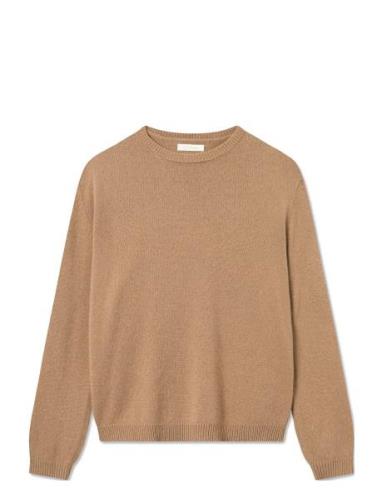 Charlie Knit Tops Knitwear Jumpers Brown STUDIO FEDER