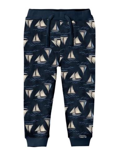 Nmmfalk Sweat Pant Unb Bottoms Sweatpants Navy Name It