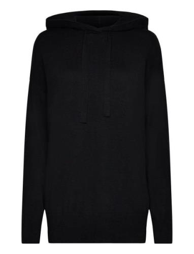 Hommi Hood Tops Knitwear Jumpers Black Movesgood