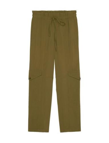 Woven Pants Bottoms Trousers Straight Leg Green Marc O'Polo