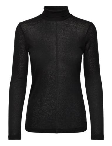 Eve - Soft Wool Tops Knitwear Turtleneck Black Day Birger Et Mikkelsen