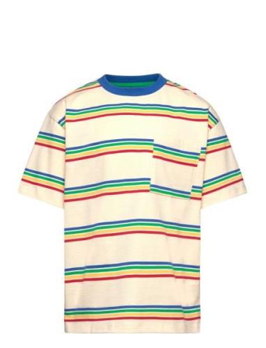 Tnjamal Os S_S Tee Tops T-shirts Short-sleeved Multi/patterned The New