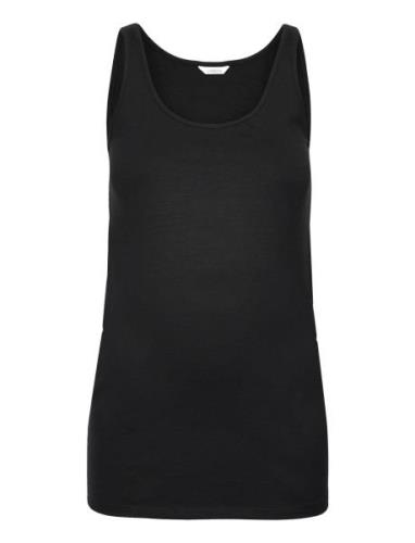 Top Karin Mom Tops T-shirts & Tops Sleeveless Black Lindex