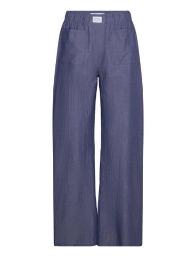 Oudin Nb Bottoms Trousers Wide Leg Blue Maison Labiche Paris