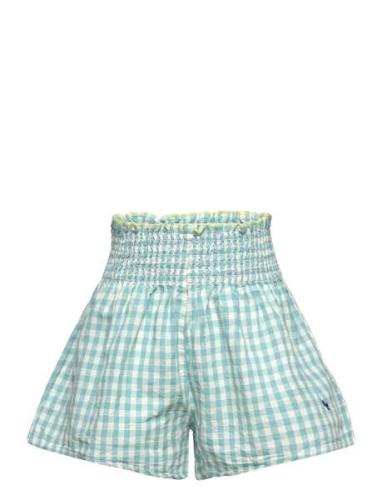 Vichy Woven Shorts Bottoms Shorts Blue Bobo Choses