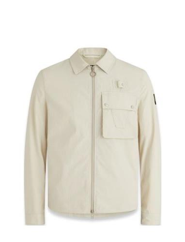 Castmaster Overshirt Shell Tops Overshirts Cream Belstaff