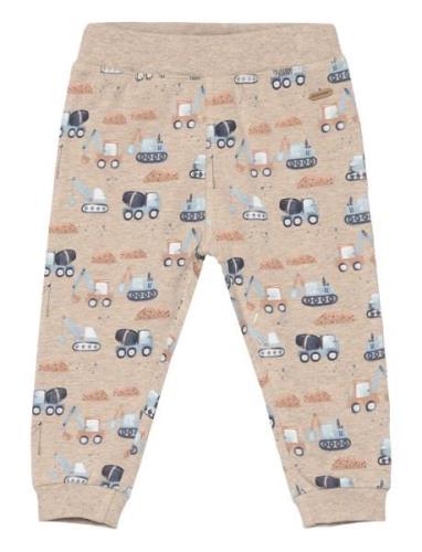 Pants Aop Bottoms Sweatpants Beige Minymo