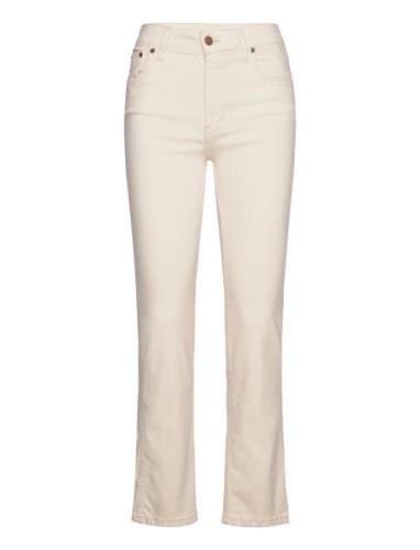 Malena F Megalia Crudo Bottoms Jeans Straight-regular Cream Lois Jeans