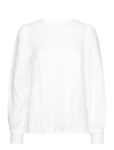 Cwrinesa - Shirt Tops Shirts Long-sleeved White Claire Woman