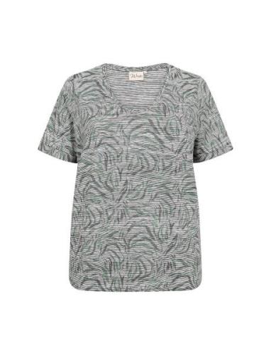 Wa-Sarina Tops T-shirts & Tops Short-sleeved Green Wasabiconcept